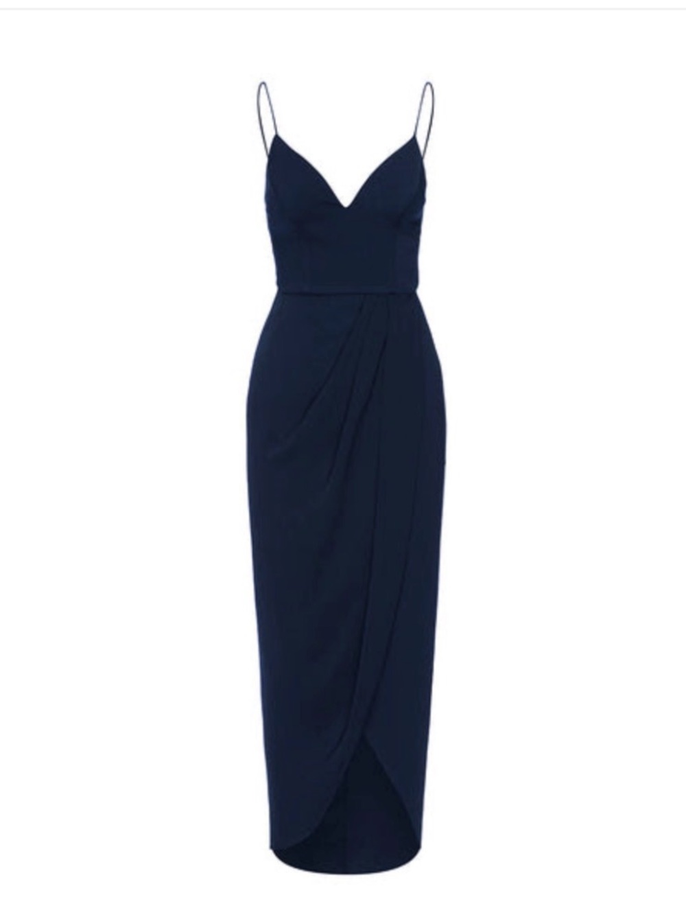 Shona Joy Core Cocktail Draped Dress